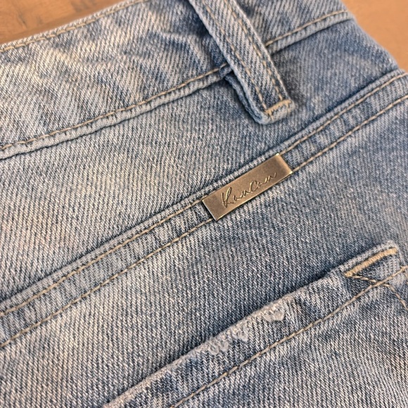 Kancan Boutique Jean Shorts Distressed Denim Medium - Picture 3 of 6